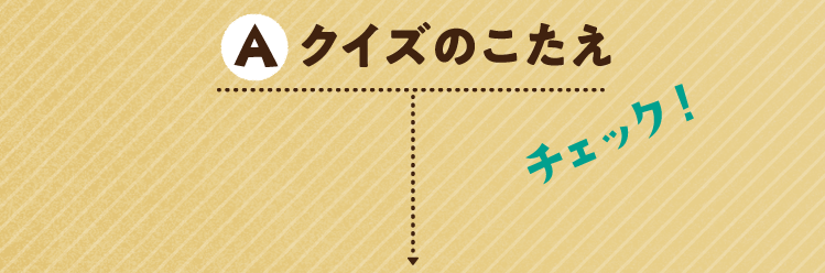 クイズのこたえをチェック！