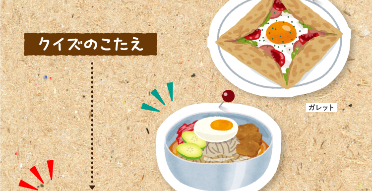 クイズのこたえをチェック！